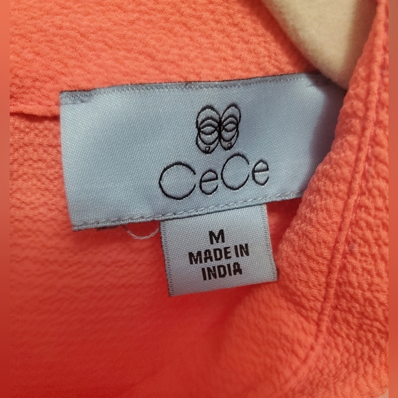 CeCe Coral Tank Top, Size M - Picture 6 of 6